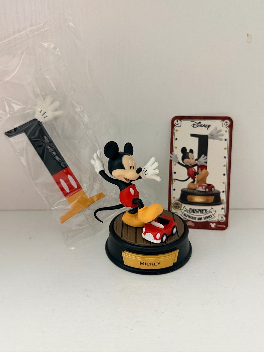 Disney Mickey Mouse Figurine in Black, Red & Yellow
